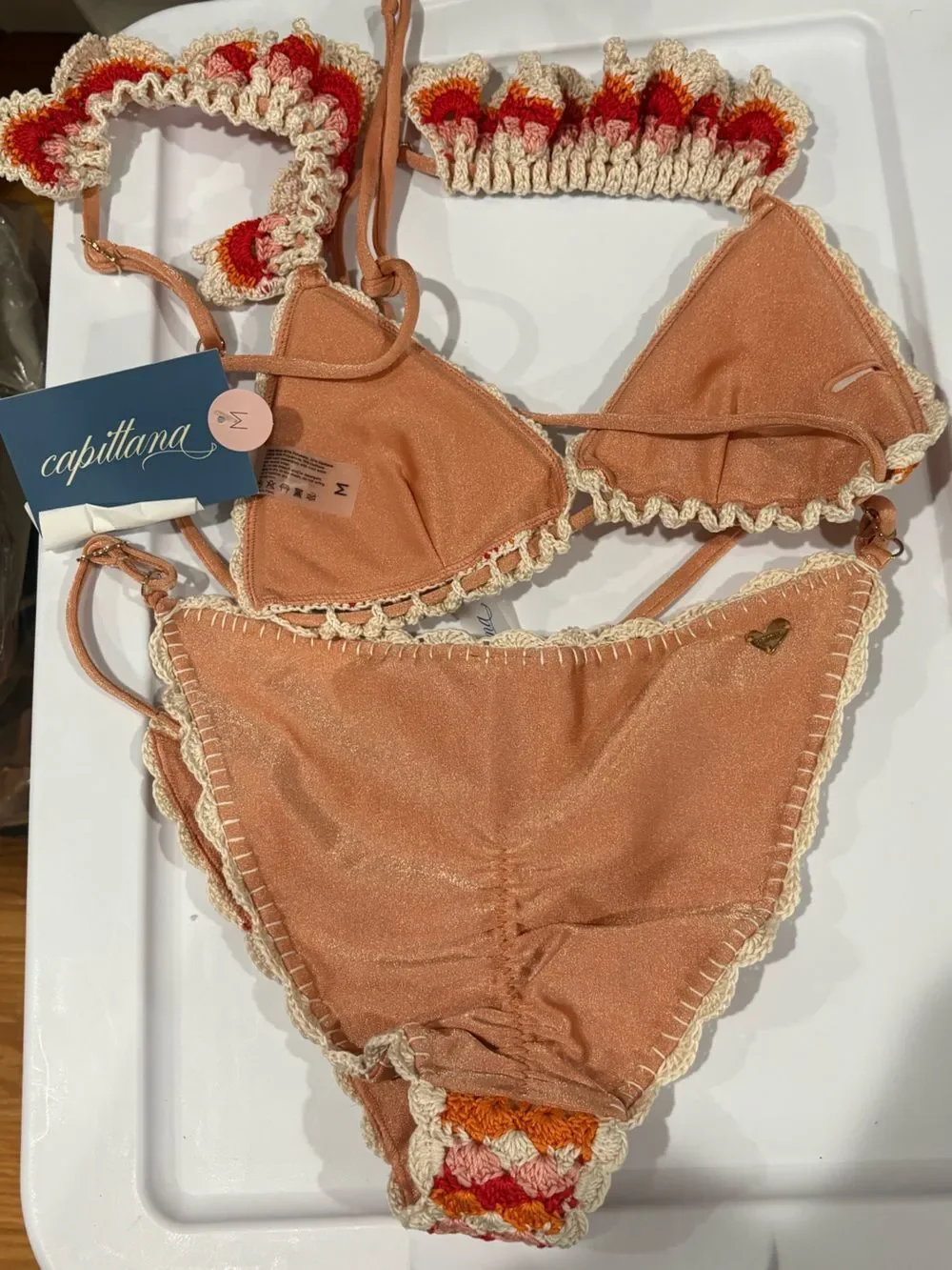 Capittana Melissa Crochet Bikini Set